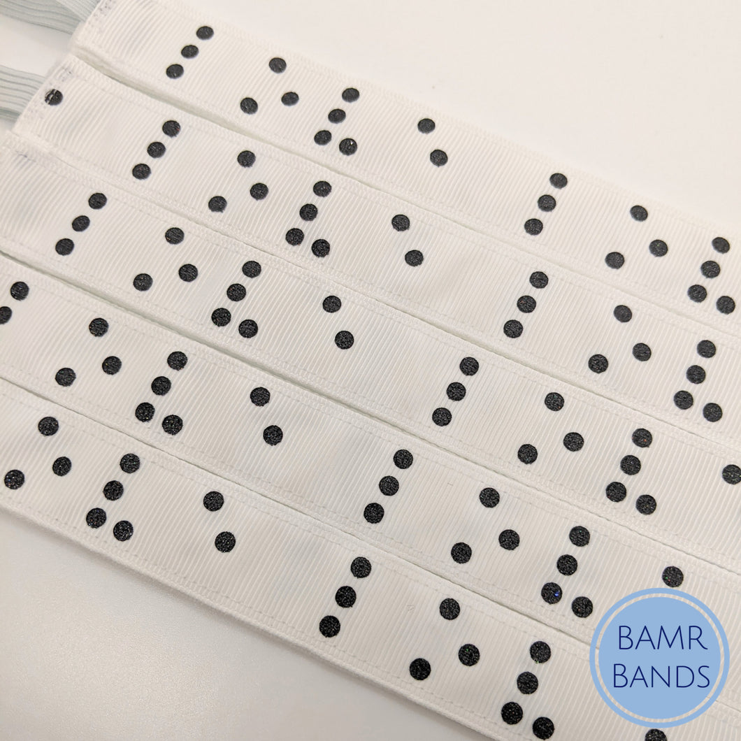 7/8 Braille Love Headbands