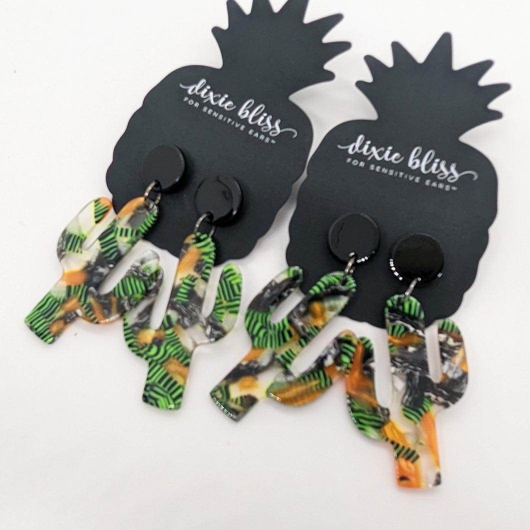 Pretty Fly for a Cacti Dangle Earrings